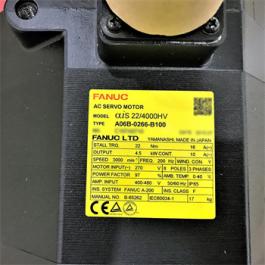 A06B-0268-B805 - AC SERVO MOTOR MDL AIS30/4000, ST, KEY, 90v BRK, a64ia